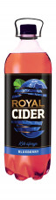 Royal CIDER 1L Alkoholický nápoj s příchutí Borůvky 4,7% Alk.