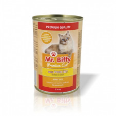 Mr. Biffy Cat konzerva pro KOČKY Drůbeží 415g