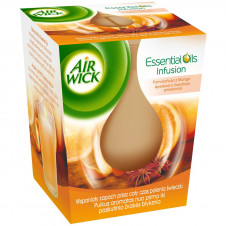 Air Wick Svíčka 105g Essential Pomeranč a sváteční koření