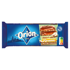 Orion Mléčné Karamel, Lískový Ořech 87g