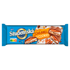 Orion Studentská Pečeť Plněné Karamel Cookies 235g