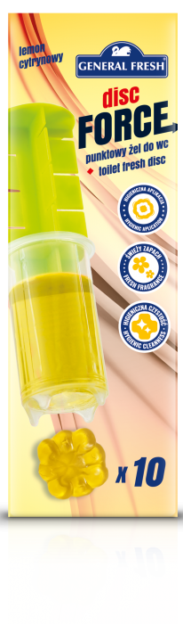 Force Disc bodový WC blok 60ml Citron