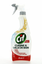 Cif 5in1 na Kuchyň a Koupelna spray 750ml + náhradní náplň