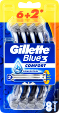 Gillette Blue3 8ks Comfort