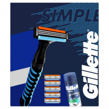 Gillette Sencor Strojek + 6x Náhradní hlavičky + Gel 75ml