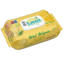 Leno vlhčené ubrousky - Lemon 120ks