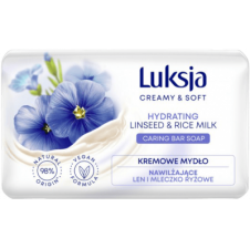 Luksja tuhá mýdla Linseed & Rice Milk 90g