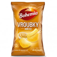 Bohemia Chips 130g Vroubky s příchutí Hořčice