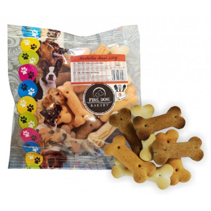 FINE DOG Bakery Kostička Maxi pro psy 150g