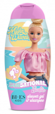 Bi-Es 2in1 Barbie Sunsational Sprchový gel&Šampon 250ml