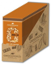 CHOCOYOCO Grab&Go Mléčná čokoláda a Arašídy 50g