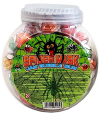 Spider Mask Bubble Gum with Jam 13g
