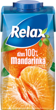 Relax 0,5L 100% Mandarinka TS EXP 09/2023 !!!