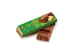 ROSHEN Čokoládové tyčinky - Arašídy 29g
