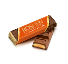 ROSHEN Čokoládové tyčinky - Karamel 43g