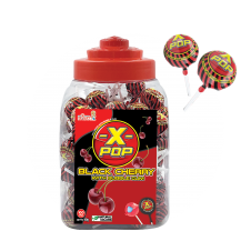 MP Sweet X-POP lízátka 18g Black Cherry