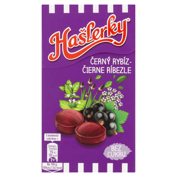 HAŠLERKY Černý rybíz 35g