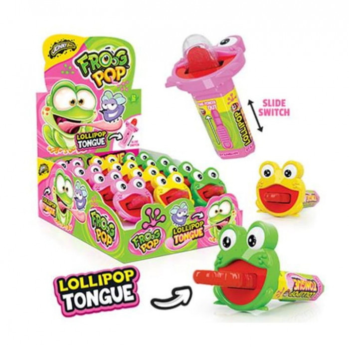 Johny Bee - Frog Pop lollipop 10g