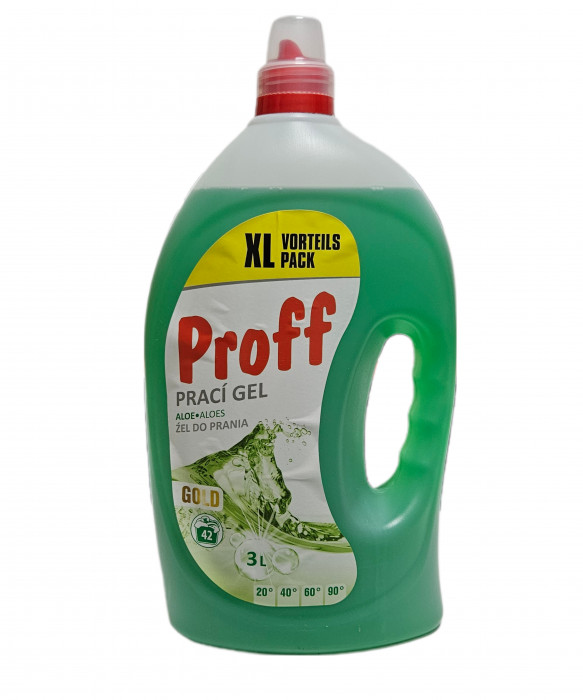 PROFF Prací gel 3L Aloe Vera