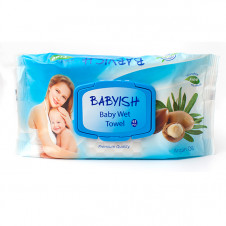 Babyish vlhčené ubrousky 72ks Argan oil