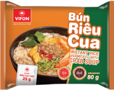 Vifon Instantní rýžová vlasová polévka s krabí příchuť 80g