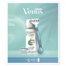 Gillette Venus Satin care Strojek+Náhradní+Gel 75ml