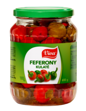 Viva - Feferony kulaté 650g