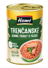 Hamé Trenčanské jemné párky s fazolí 415g