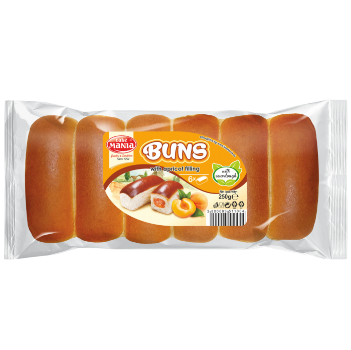 Cake Mania - BUNS Buchtičky Meruňka 250g