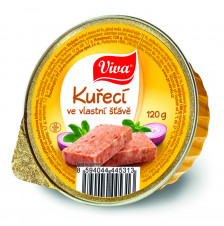 Viva - Kuřecí maso ve vl.šť. 120g
