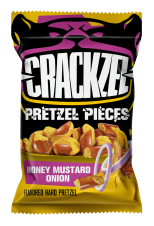 Crackzel trvanlivé pečivo příchuť Honey Mustard Onion 65g