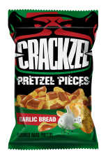 Crackzel trvanlivé pečivo příchuť Garlic Bread 65g