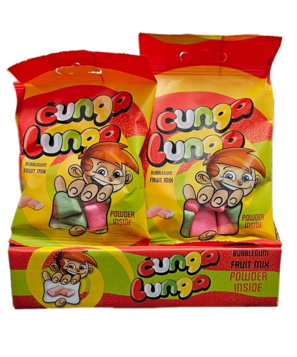 Cunga Lunga Bubble Gum - Fruit mix 30g