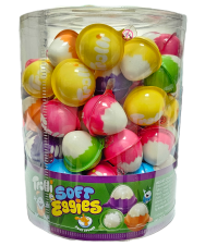Trolli Soft Eggies - jemné gumové bonbon ve tváru vejce 18,8g