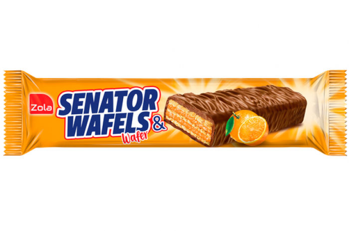 Senator&Wafels wafer-Pomeranč 30g