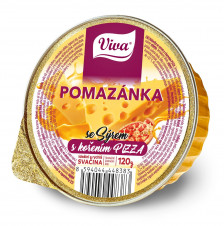 Viva - Pomazánka se sýrem a s kořením PIZZA 120g