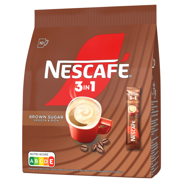 NESCAFE 3in1 Brown Sugar 10x16,5g ( BAG )