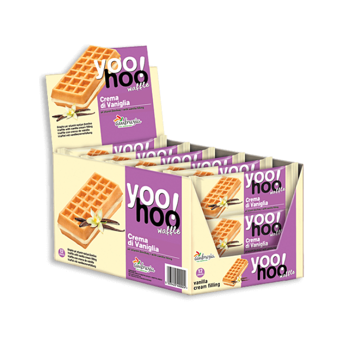 Yoo Hoo! Dvojité vafle s vanilkovým krémem 50g