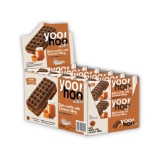 Yoo Hoo! Dvojitá tmavá vafle s náplní ze slaného karamelu 50g