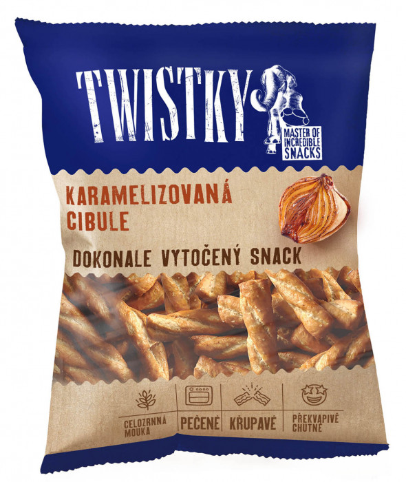 TWISTKY pečené & karamelizovaná cibule 180g