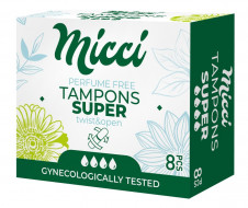 Micci menstruační tampony Super 8ks 00211