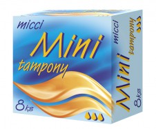 Micci menstruační tampony Mini 8ks 00212