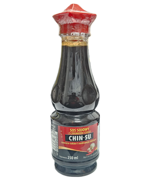 Chin-Su Sójová Omáčka Česnek a Chilli 250ml