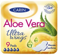 Carin ALOE VERA Ultra wings 9ks 00503