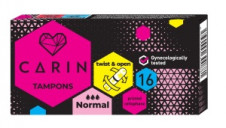 Carin menstruač. tampony Normal 16 ks 00510