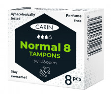Carin menstr. tampony Normal 8 ks 00520