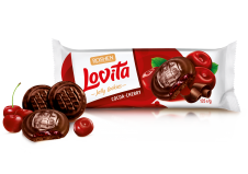 ROSHEN Lovita - piškoty v čokoládě Višeň