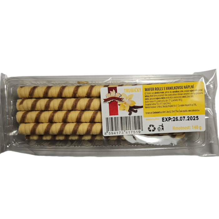 Trubičky Vanilka 140g