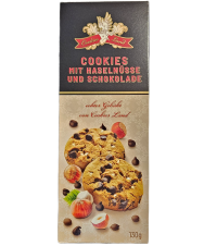 Cookies Land Sušenky s kousky čokolády s lískovými ořechy 130g