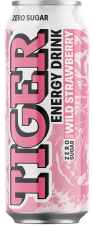 TIGER 0,5l ZERO - Wild Strawberry energy drink